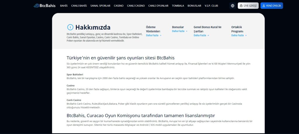 btcbahis firma bilgileri