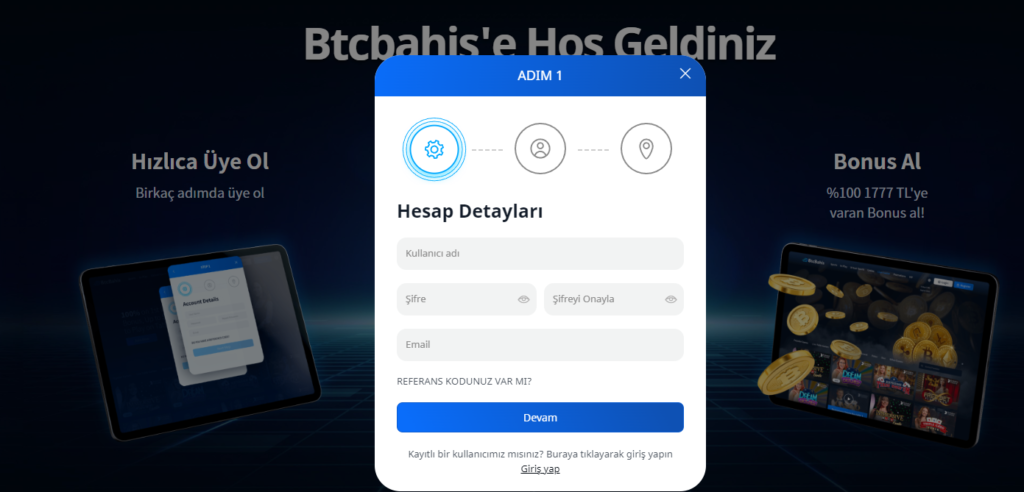 btcbahis hesap açma