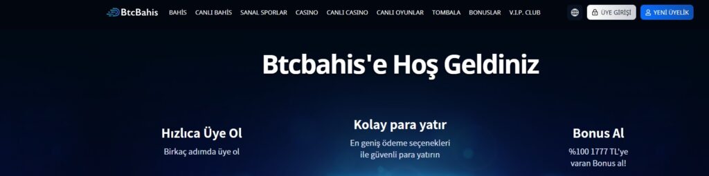 btcbahis para çekme