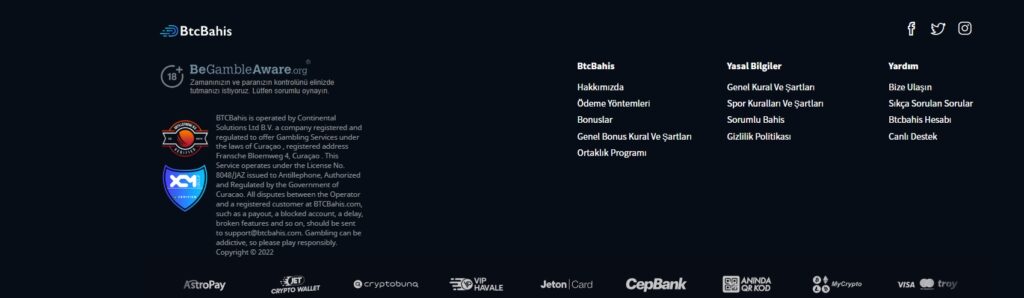 btcbahis para yatırma